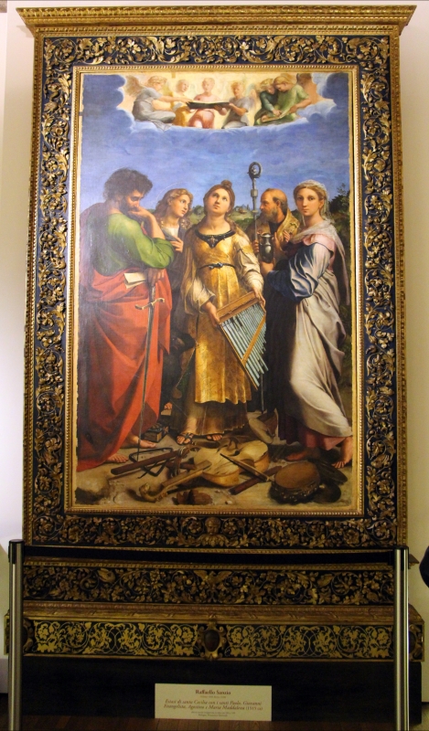 Raffaello e collaboratori, estasi di santa cecilia, 1515 ca. da pinacoteca nazionale 01 - Sailko