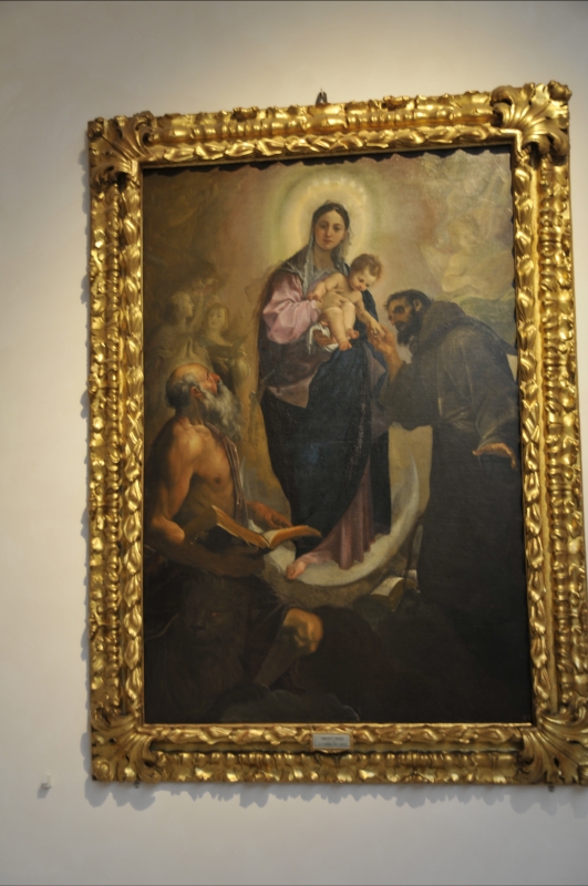BO - Pinacoteca Nazionale - Sala 23 - I Carracci - Ludovico Carracci - Madonna col Bambino fra i Santi Girolamo e Francesco - ElaBart