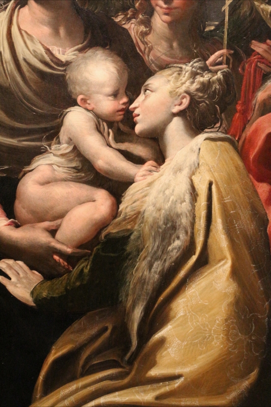 Parmigianino, madonna col bambino e santi, 1529, da s. margherita 05 - Sailko