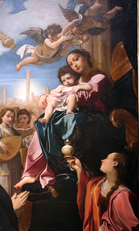 Ludovico carracci, madonna in trono e santi, 1588, dai ss. giacomo e filippo detto le convertite, 05 - Sailko