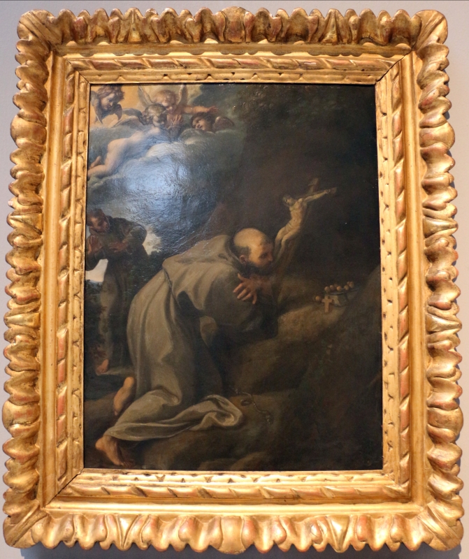 Annibale carracci, san francesco in adorazione del crocifisso, 1598 ca - Sailko