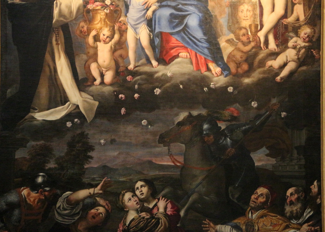 Domenichino, madonna del rosario, 1617-21, da s. giovanni in monte 03 - Sailko