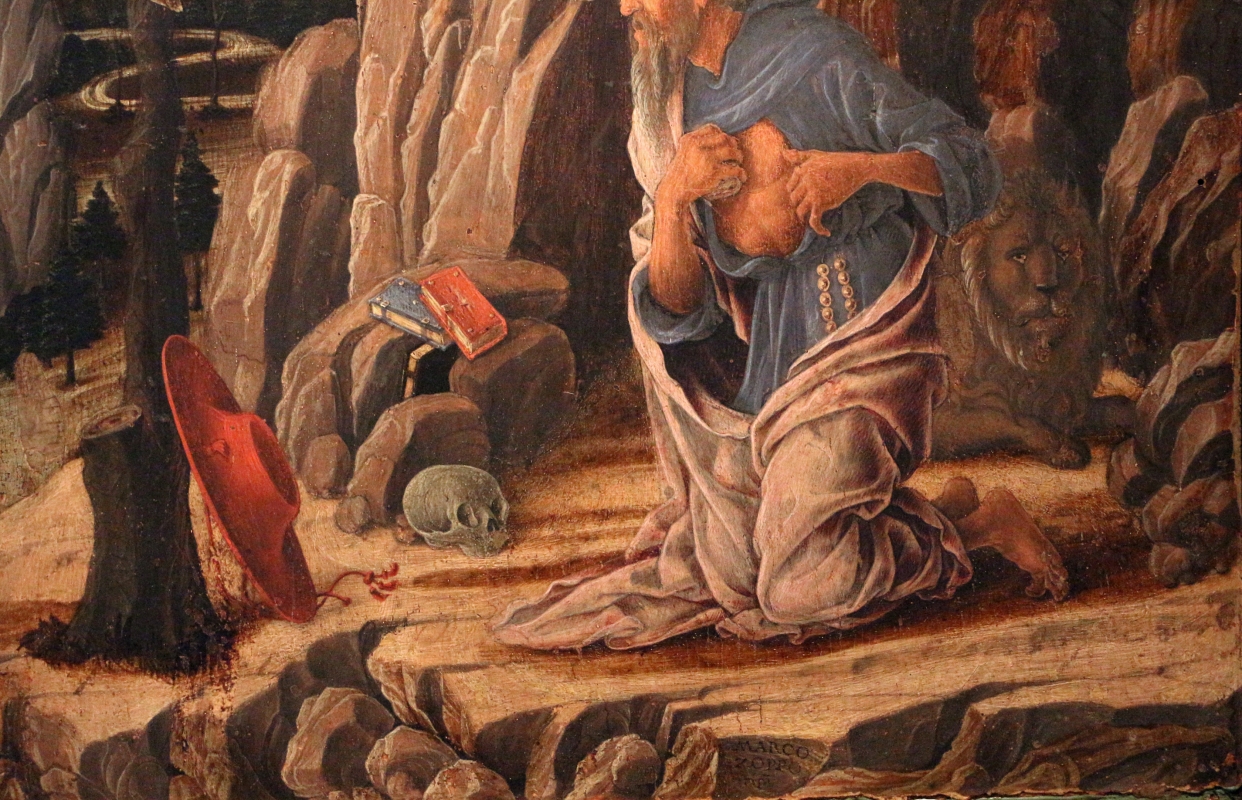 Marco zoppo, san girolamo penitente, 1470 ca., 04 - Sailko