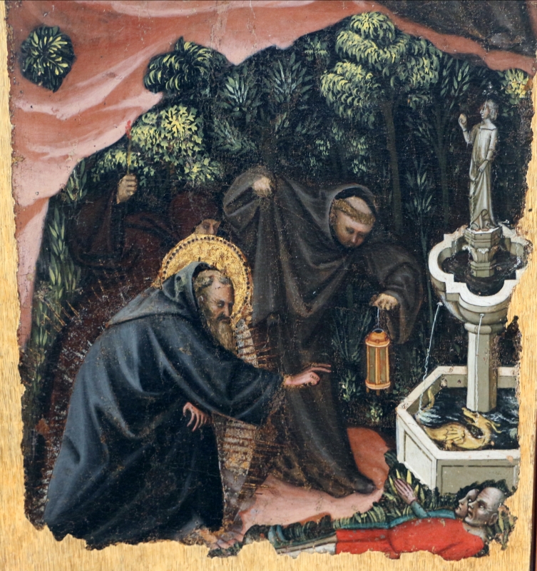 Vitale da bologna, storie di s. antonio abate, 1340-45 ca., da s. stefano 10 - Sailko