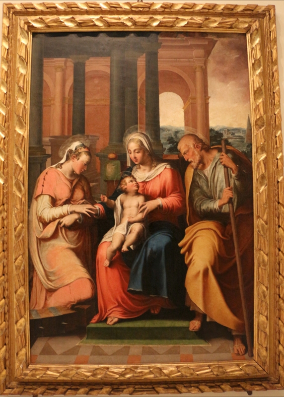 Il bagnacavallo junior, sposalizio mistico di s. caterina, 1545 ca., da chiesa della misericordia - Sailko