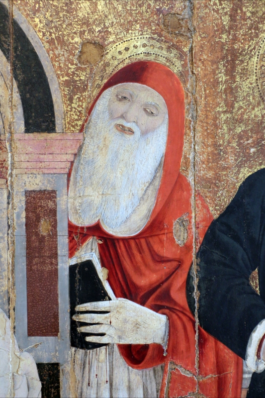 Maestro della pala dei muratori, pala dei muratori, 1476 ca., da arte dei muratori, 03 san girolamo - Sailko