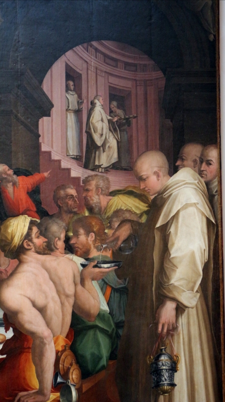 Giorgio vasari, cena in casa di san gregorio magno, 1540, da s. giovanni in bosco, 03 - Sailko