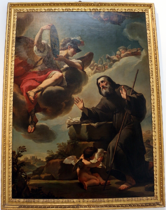 Ubaldo gandolfi, visione di san francesco di paola, 1778-79 ca., da s. girolamo della certosa - Sailko