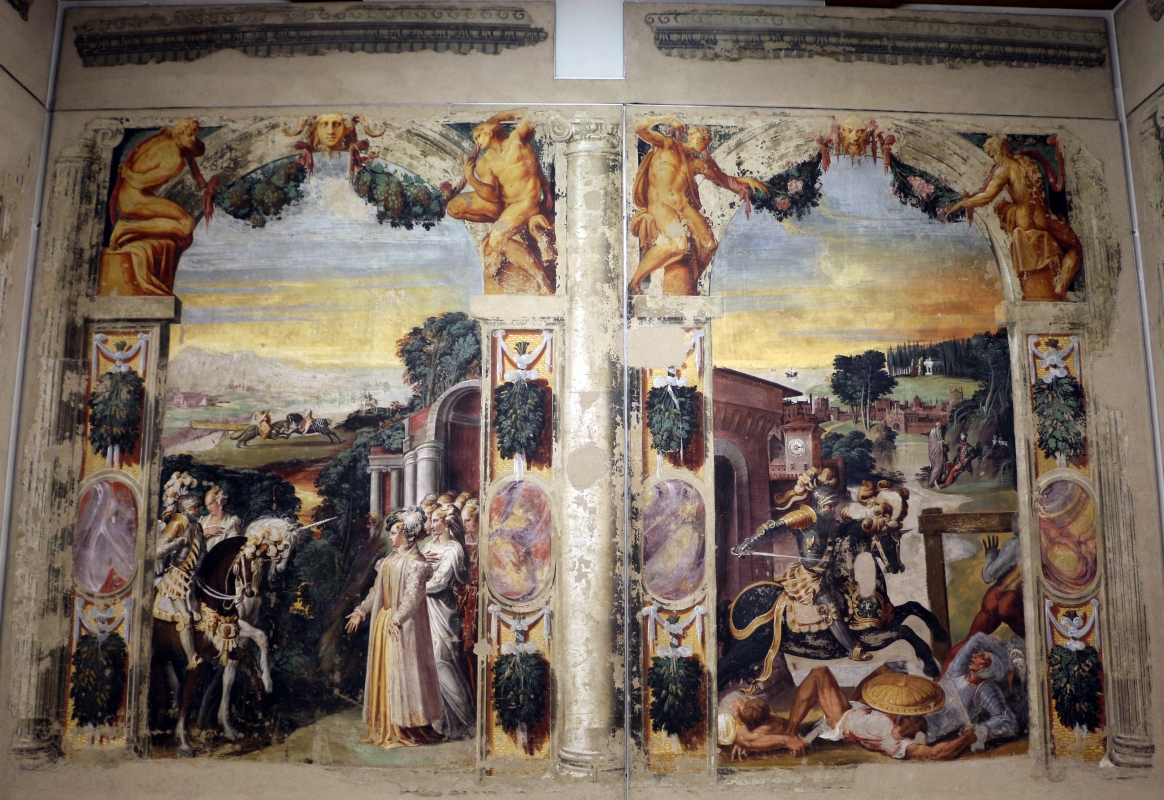 Niccolò dell'abate, affreschi dell'orlando furioso, da palazzo torfanini 02 - Sailko