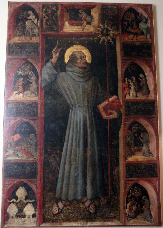 Giovanni da modena, san bernardino da siena e storie della sua vita, 1451, da s. francesco - Sailko