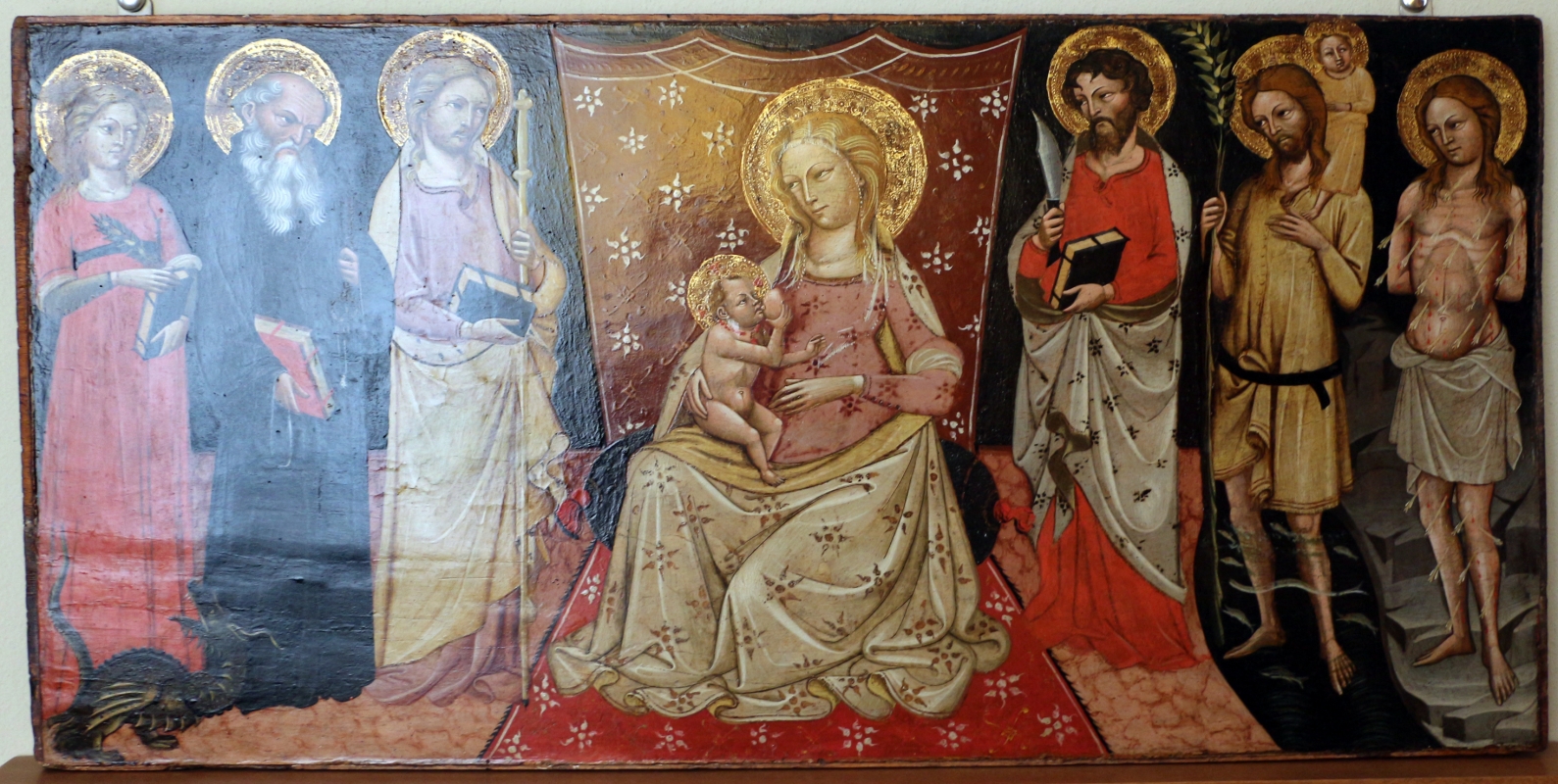 Pietro di giovanni lianori, madonna col bambino e santi, 1430-40 ca - Sailko