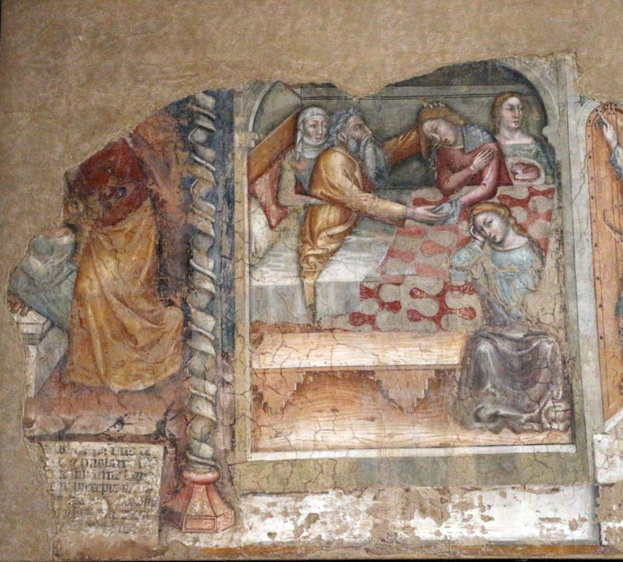 Anonimo bolognese, storie di giuseppe ebreo, 1330-75 ca., 01 giuseppe prediletto dal padre - Sailko