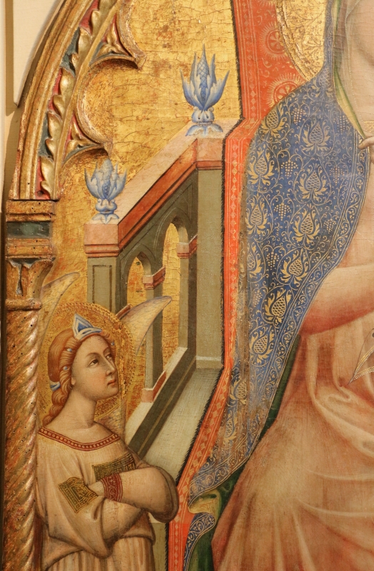 Simone dei crocifissi, madonna col bambino, angeli e il donatore giovanni da piacenza, 1378-80 ca., dalla madonna del monte 02 - Sailko