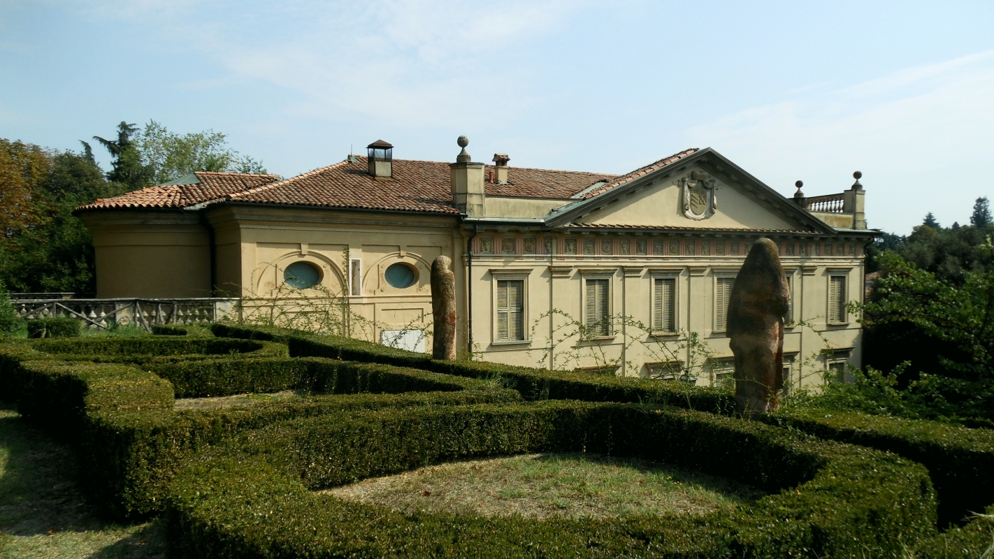 Parco con scorcio di Villa Spada - Lelleri