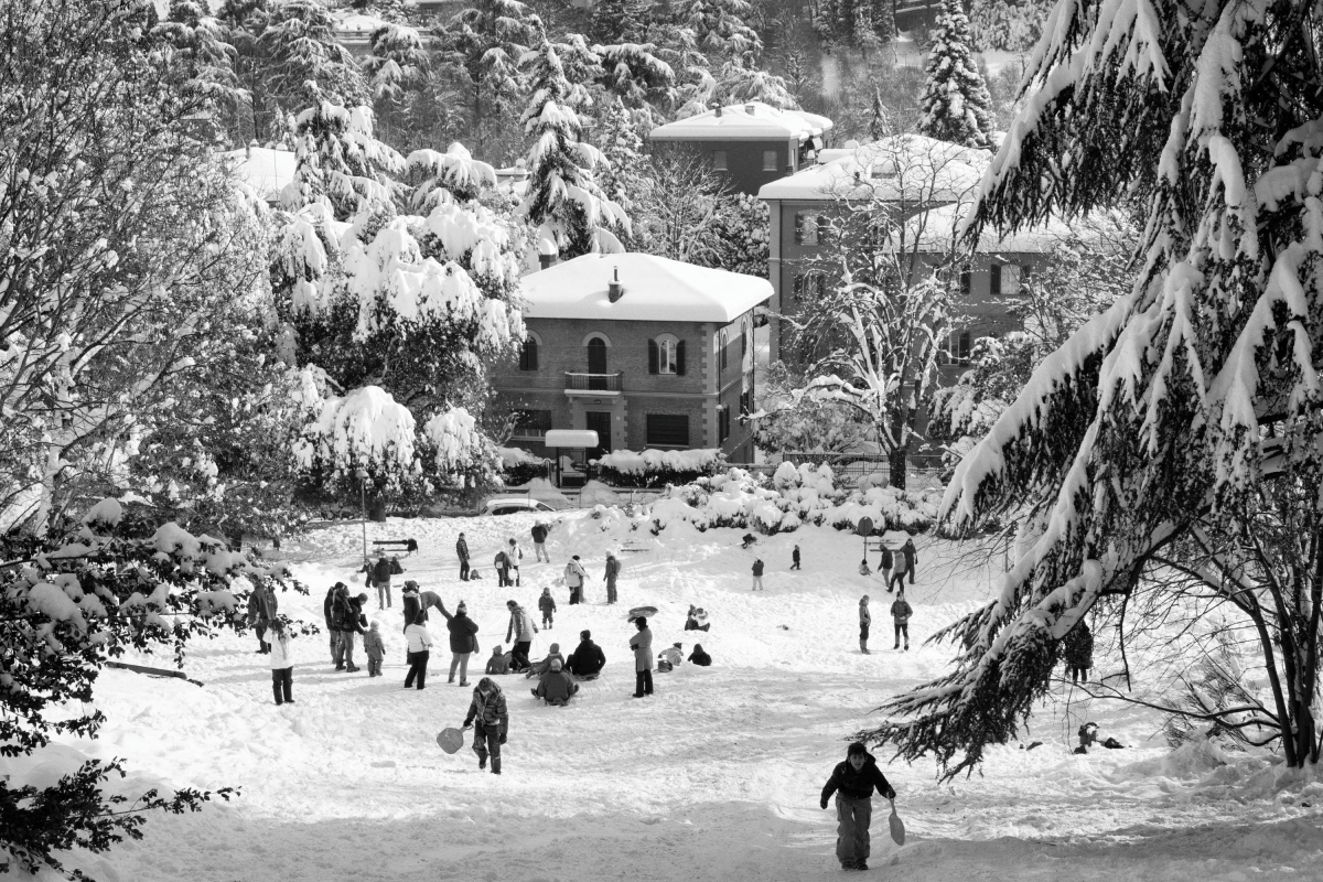 Parco di Villa Spada con la neve - Ugeorge