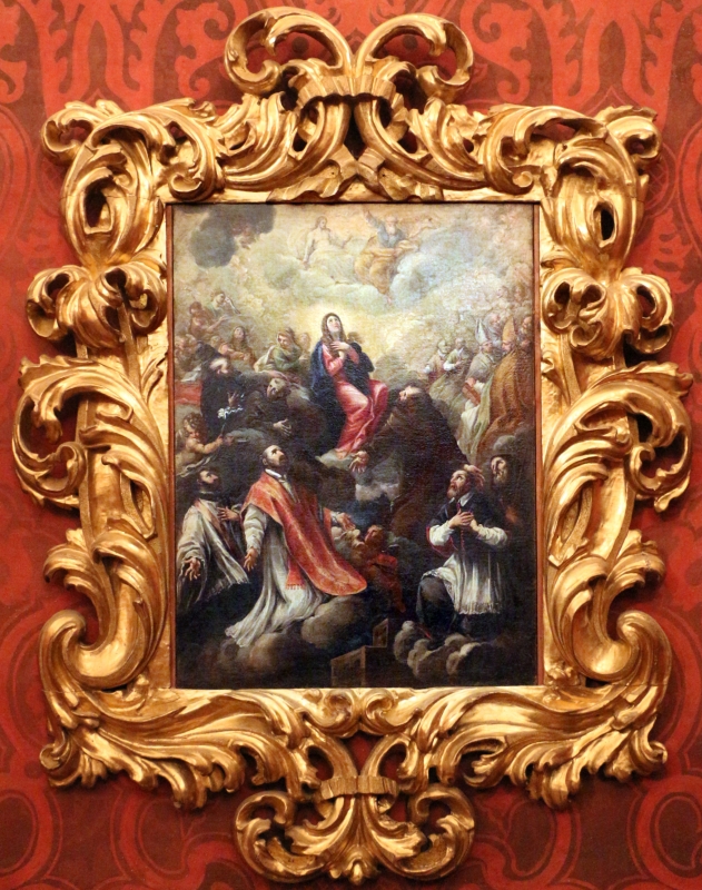 Pittore romagnolo, trinità e santi, 1600-50 ca - Sailko