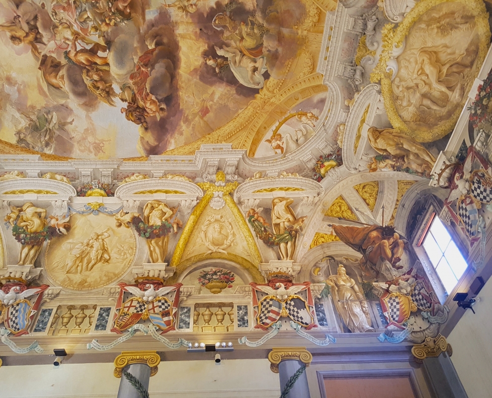 Palazzo Pepoli Campogrande - Salone d'onore particolare affresco soffitto1 - Opi1010