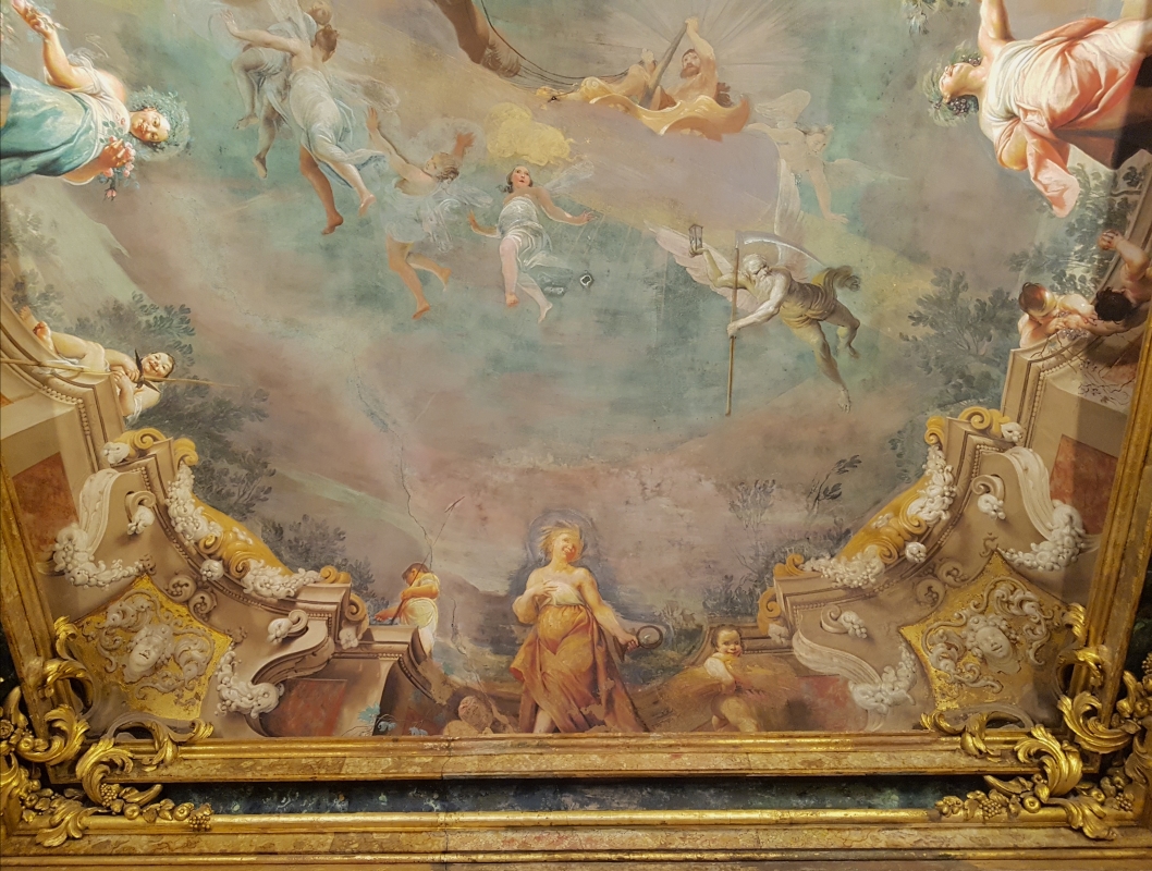 Palazzo Pepoli Campogrande - Sala delle Stagioni soffitto affrescato dettaglio - Opi1010