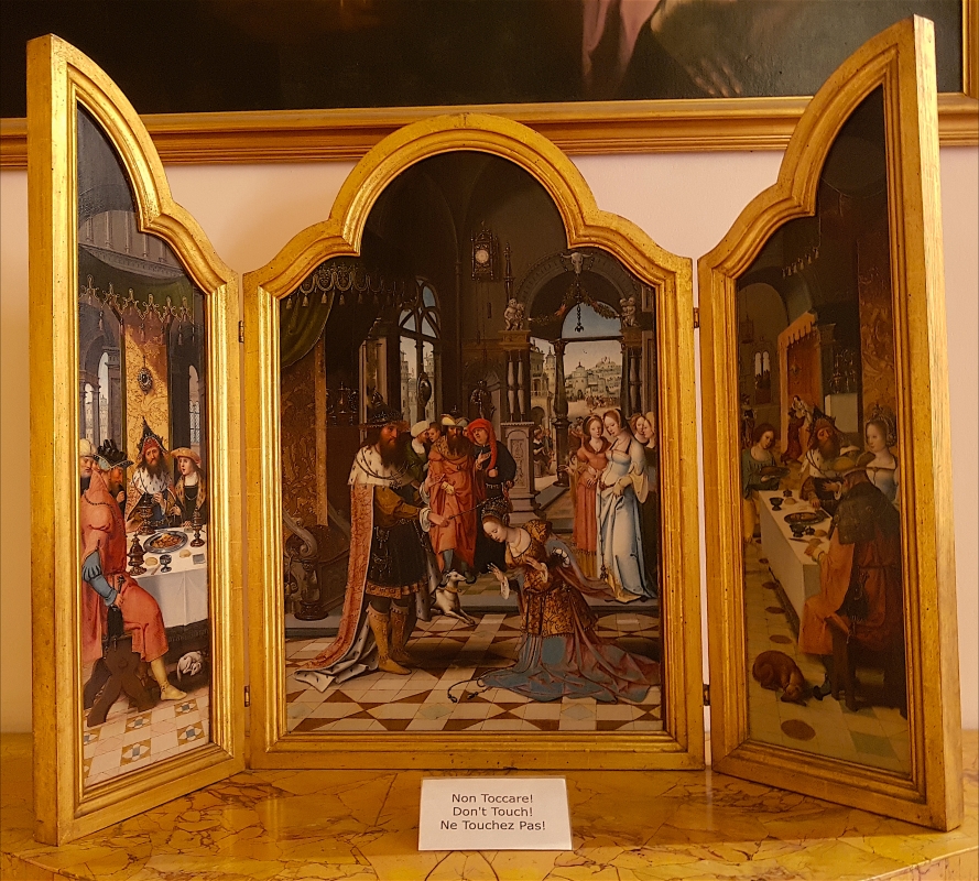 Palazzo Pepoli Campogrande - Sala delle Stagioni Ester e Assuero Pittore manierista di Anversa del XVI secolo - Opi1010