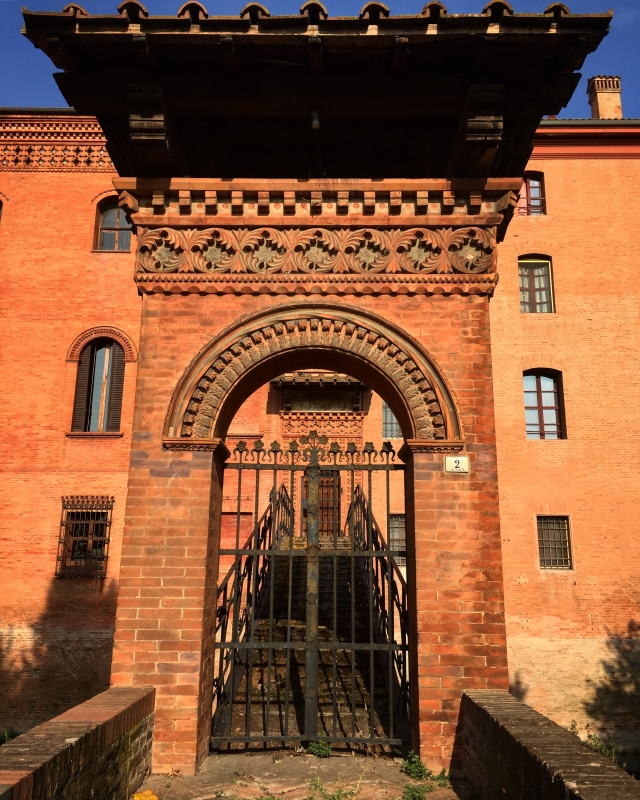 Palazzo Rosso - Bentivoglio - Portale di entrata ponte sul Navile - Clo5919