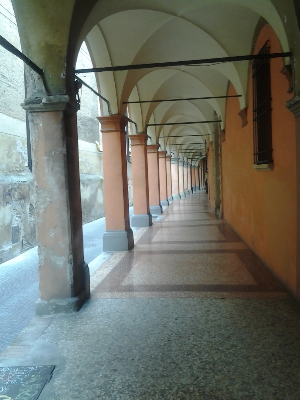 Portico in via Fondazza e mura del Giardino ex convento di Santa Cristina - Alessandro Conte Pai Pao Ren