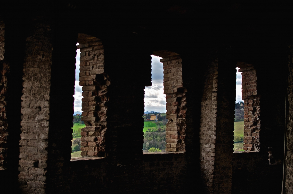 Suggestiva vista dalla torre della Rocca - Caba2011