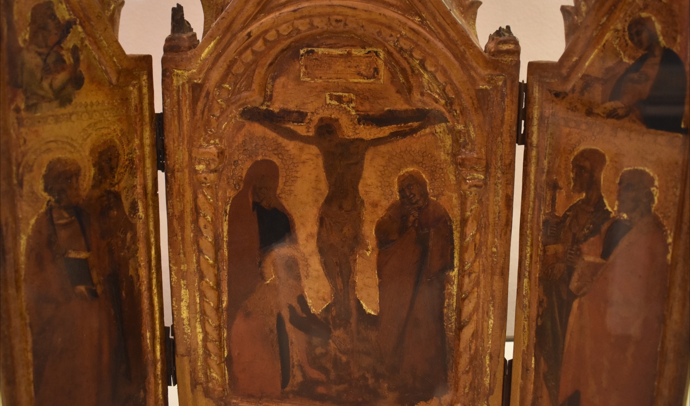 Simone dei Crocifissi, Trittico della Crocifissione, Pinacoteca Civica, Pieve di Cento 01 - Nicola Quirico