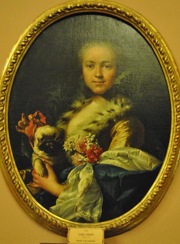 Luigi Crespi, ritratto di una dama della famiglia Bargellini, Museo Davia Bargellini - Nicola Quirico