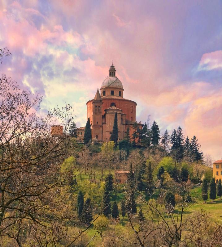 San Luca vista dal Parco del Pellegrino - Maretta Angelini