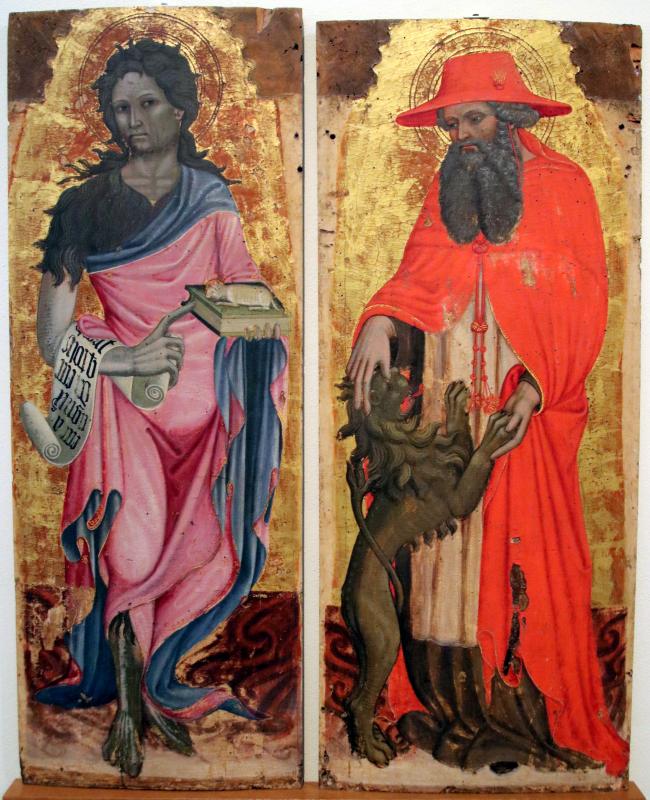 Giacomo di Nicola da Recanati, San Giovanni battista e San Girolamo, 1443 - Mongolo1984