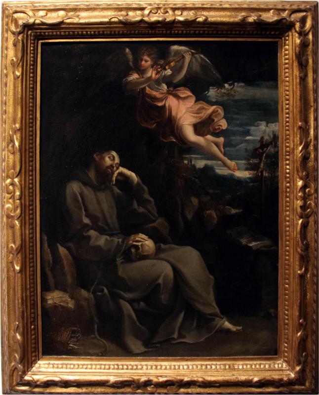 Guido Reni, San Francesco consolato da un angelo musicante, 1606-07 citca - Mongolo1984