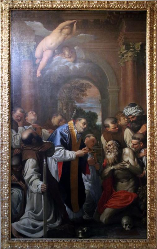 Agostino Carracci, Ultima comunione di san Girolamo, 1591-1597 - Mongolo1984