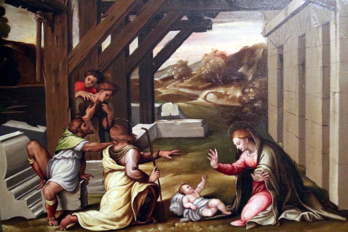 Girolamo Marchesi detto il Cotignola, Natività di Cristo, 1522-24 - Mongolo1984