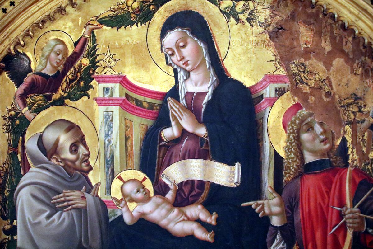 Niccolò di Liberatore, Madonna in trono e santi 03 - Mongolo1984