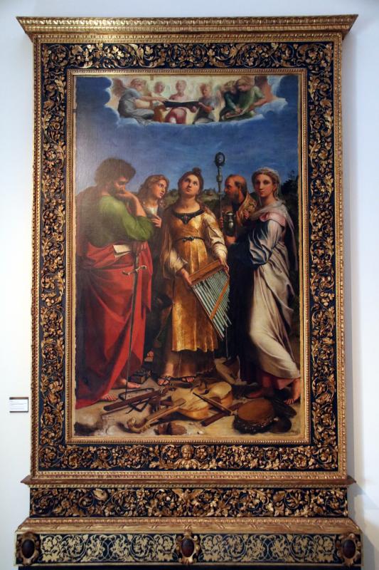 Raffaello Sanzio, Santa Cecilia in estasi con i santi (1518 circa) 03 - Mongolo1984
