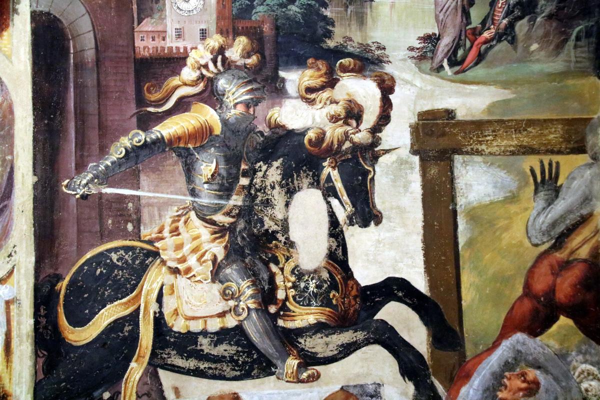 Nicolò dell'Abate, affresco staccato da palazzo Torfanini, scena tratta dall'Orlando Furioso 06 - Mongolo1984