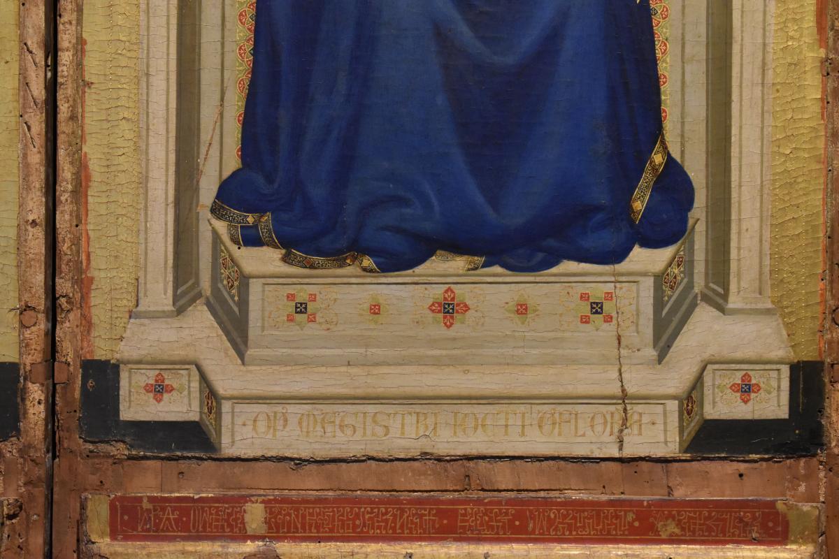 Giotto, polittico di Bologna, particolare, Pinacoteca Nazionale di Bologna - Nicola Quirico