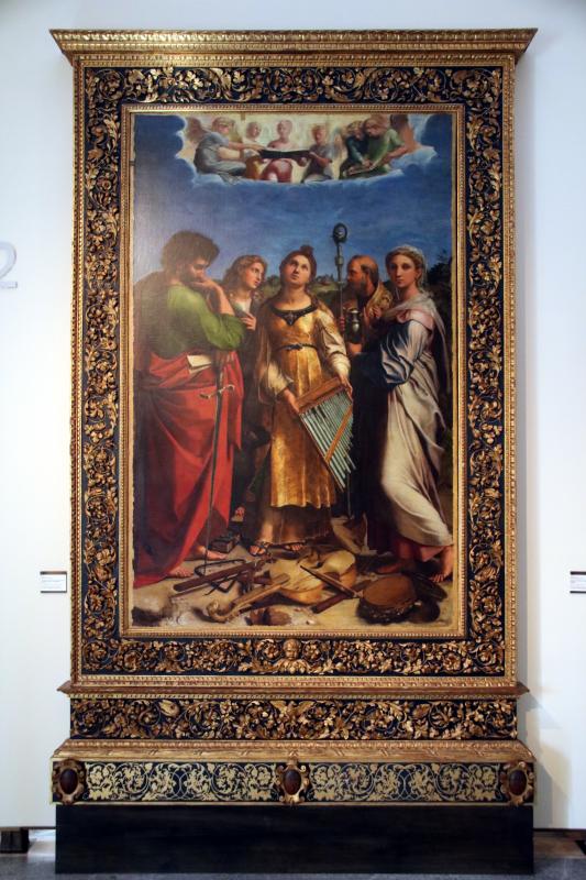 Raffaello Sanzio, Santa Cecilia in estasi con i santi (1518 circa) 02 - Mongolo1984