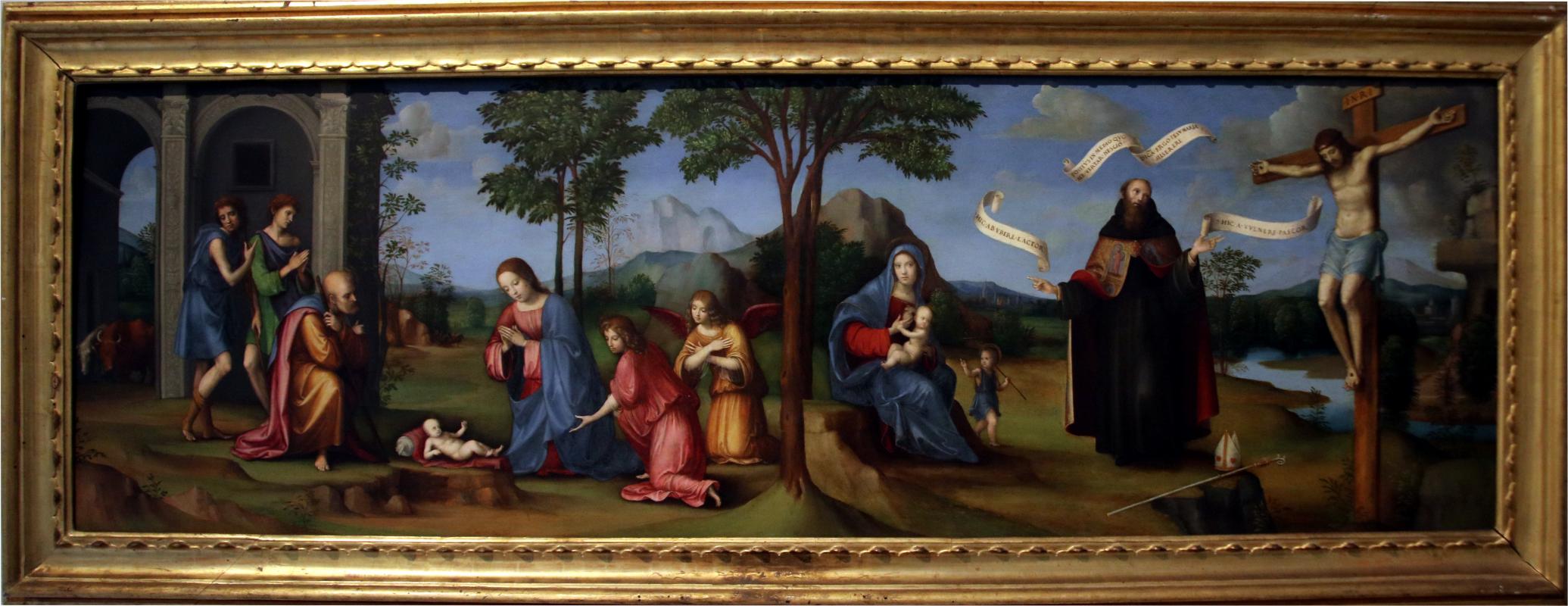 Francesco Raibolini detto il Francia, Visione di sant'Agostino, (1510 circa) 01 - Mongolo1984