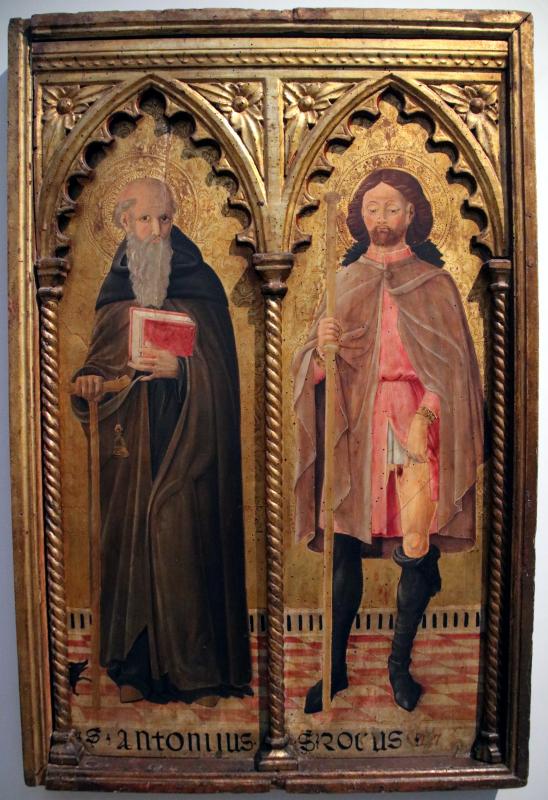 Cristoforo di Benedetto, Sant'Antonio abate e San Rocco, 1467 - Mongolo1984