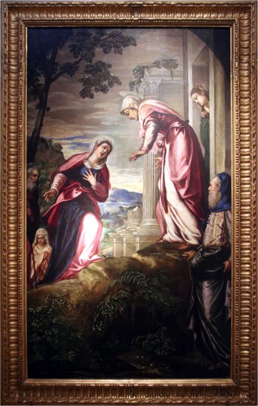Jacopo Robusti detto il Tintoretto, Visitazione e i santi Giuseppe e Zaccaria, 1550 circa - Mongolo1984