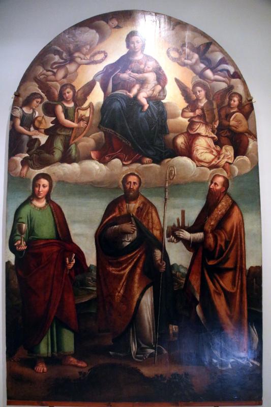 Niccolò Pisano, La Madonna col Bambino sulle nubi adorata dai santi, (1534) 01 - Mongolo1984