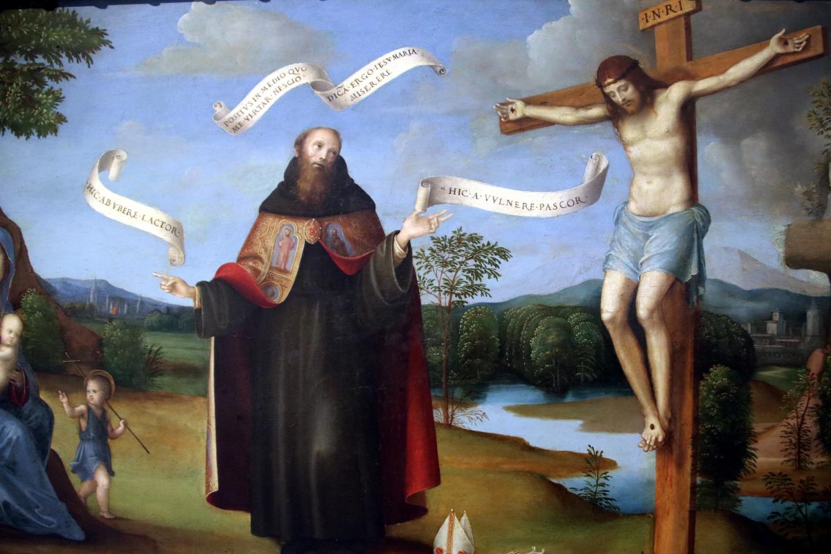 Francesco Raibolini detto il Francia, Visione di sant'Agostino, (1510 circa) 04 - Mongolo1984