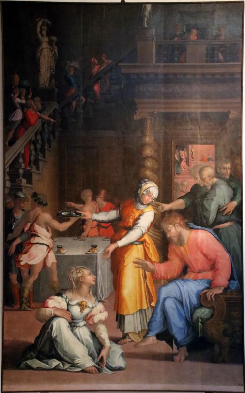 Giorgio Vasari, Gesù Cristo in casa di Marta e Maria (1540) 01 - Mongolo1984