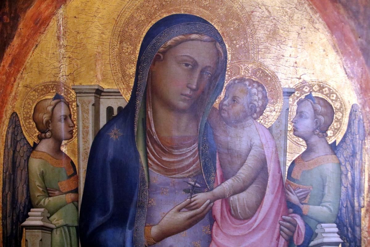 Lorenzo Monaco, Madonna col Bambino in trono e quattro angeli, 1402-1403 circa 045 - Mongolo1984