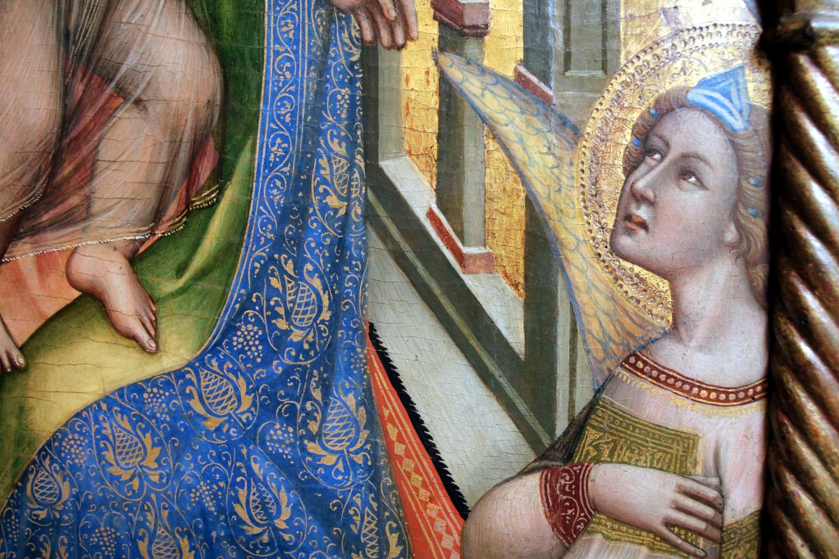 Imone di Filippo detto dei Crocefissi, Madonna col Bambino, angeli e il donatore Giovanni da Piacenza, 1378-80 circa 05 - Mongolo1984