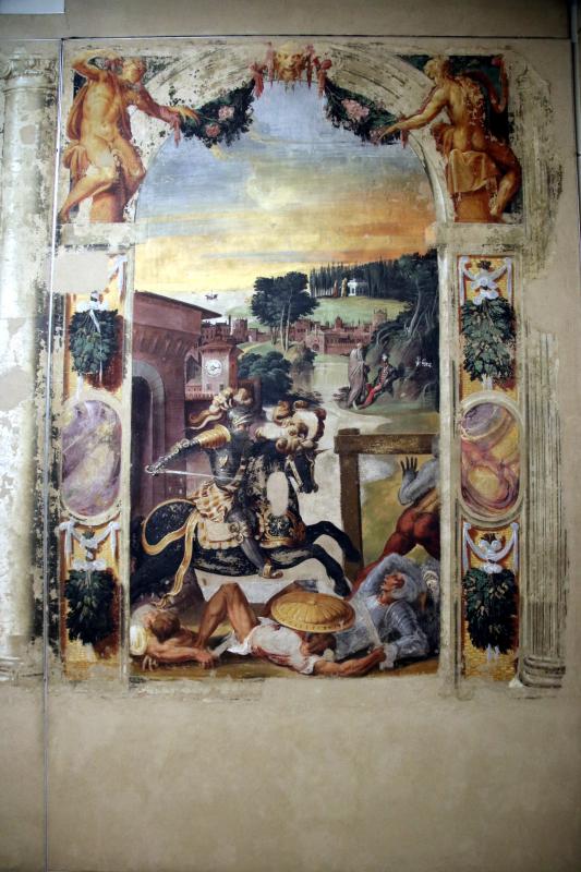 Nicolò dell'Abate, affresco staccato da palazzo Torfanini, scena tratta dall'Orlando Furioso 04 - Mongolo1984