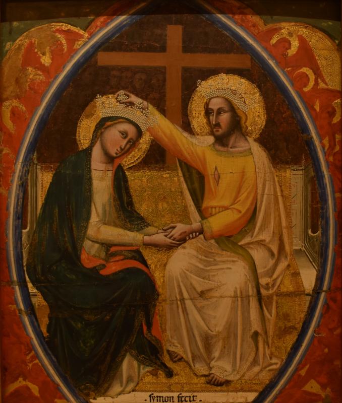 Simone dei Crocefissi, Incoronazione della Vergine, Pinacoteca Domenico Inzaghi - Nicola Quirico