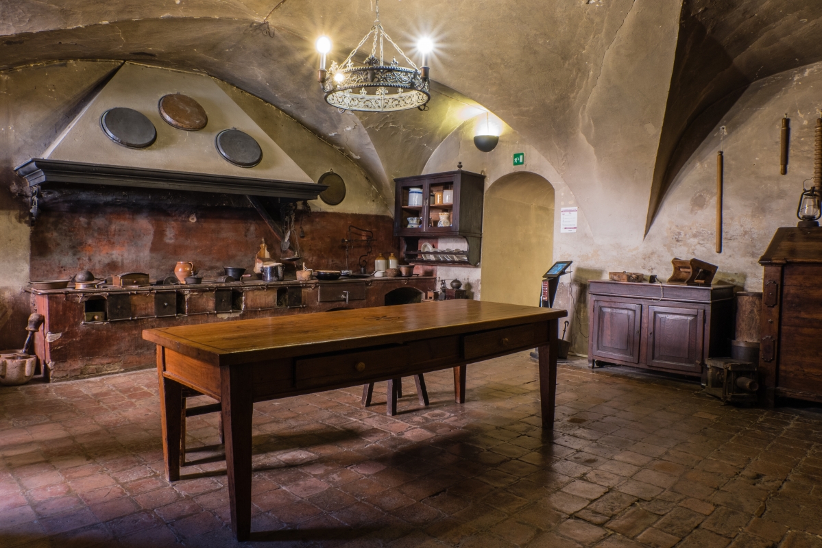 Dozza Castle, the kitchen - ENIT SpA