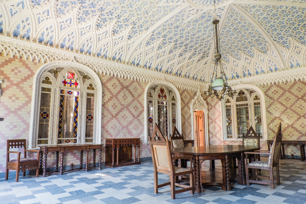 A hall of Roccolo Castle - ENIT SpA